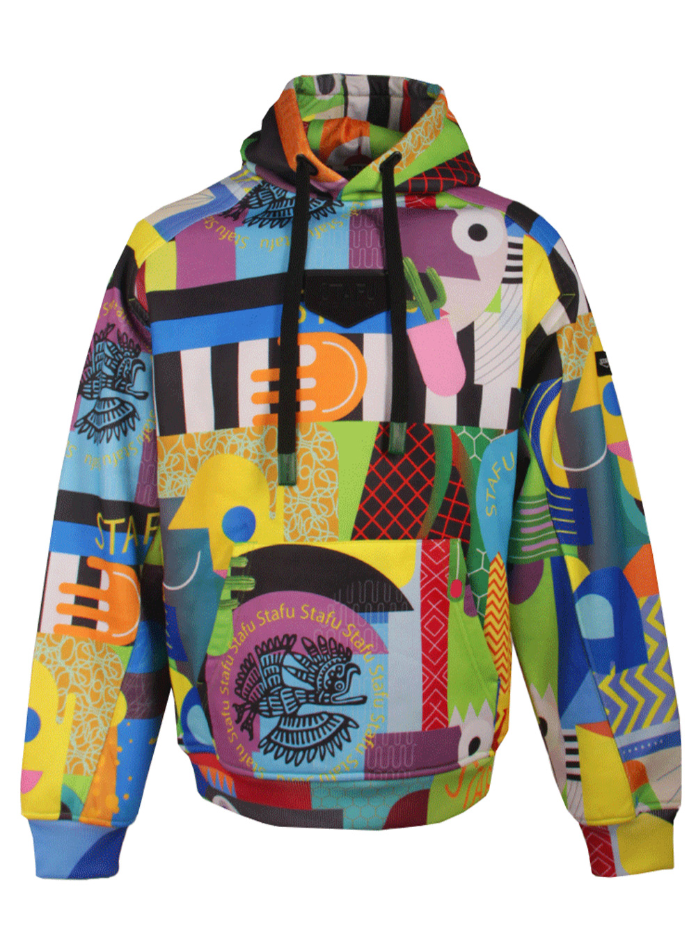 STAFU: Prime Hooded Sweatshirt - COLORFUL FACE