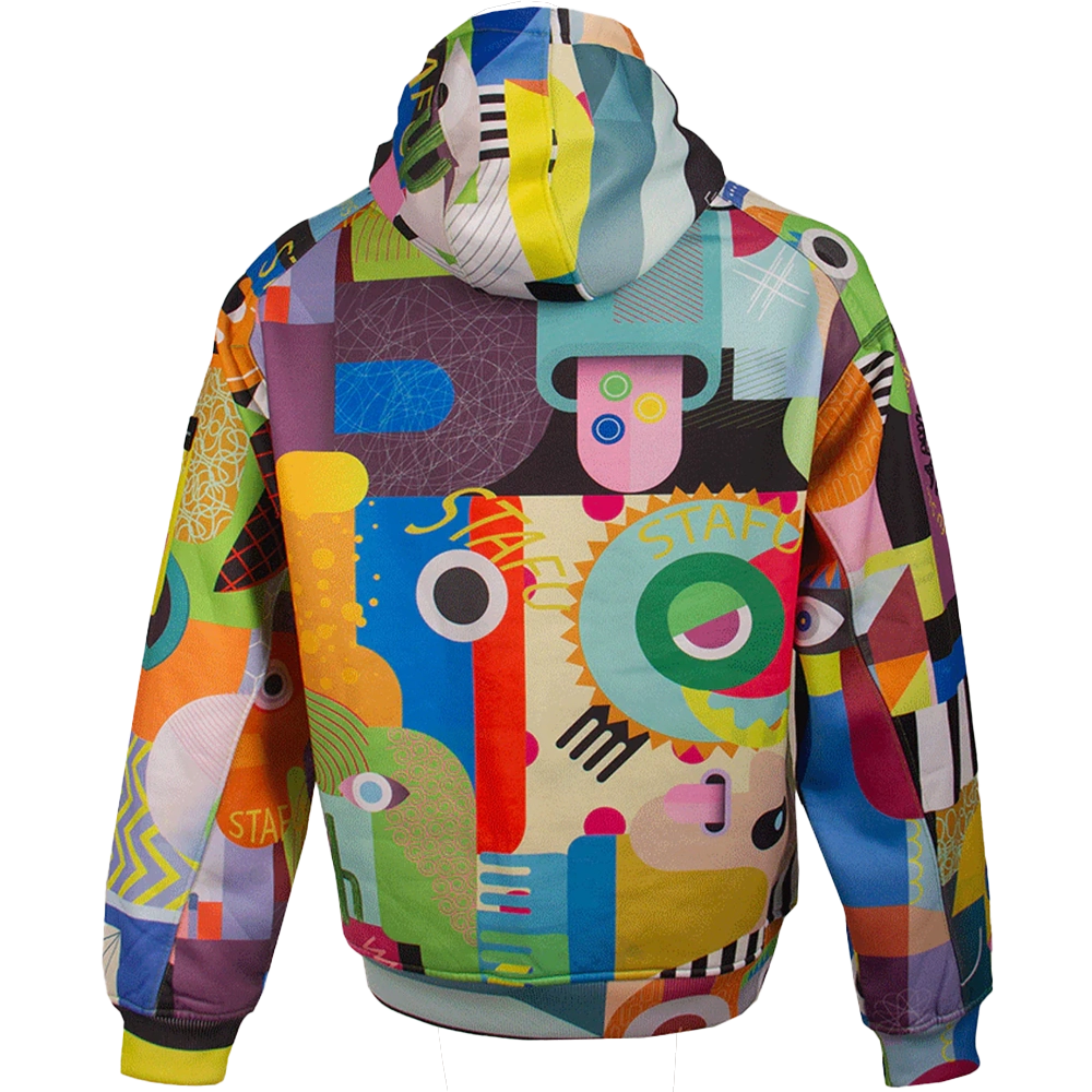 STAFU: Prime Hooded Sweatshirt - COLORFUL FACE – Bild 2