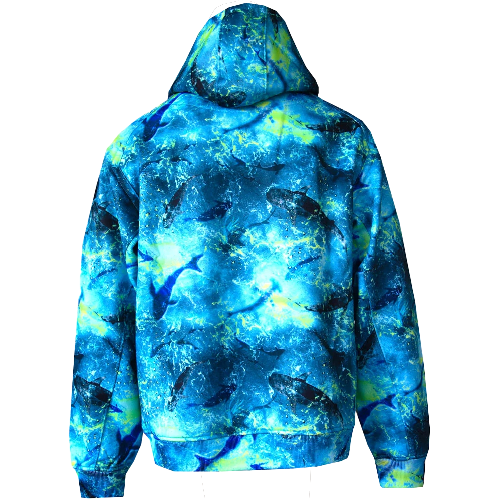 STAFU: Prime Hooded Sweatshirt - SHARK LIME – Bild 2