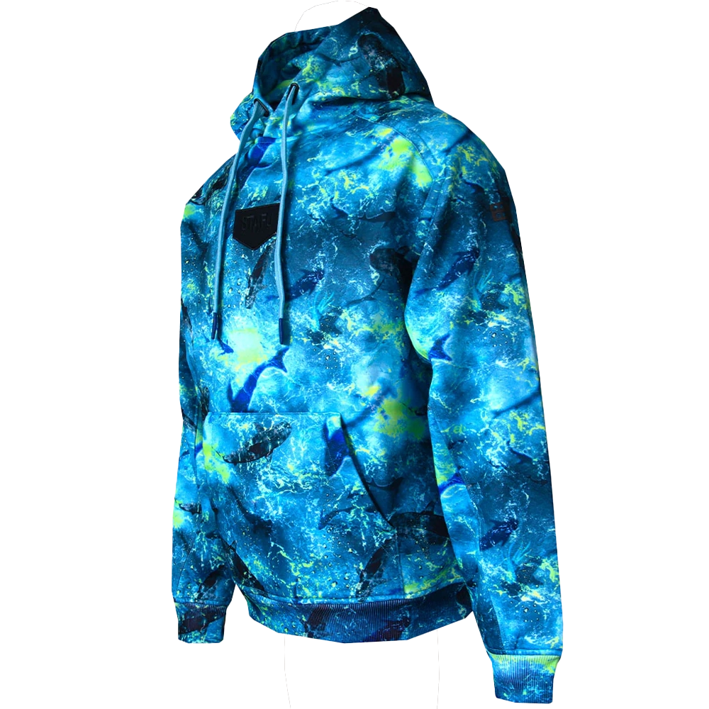 STAFU: Prime Hooded Sweatshirt - SHARK LIME – Bild 3