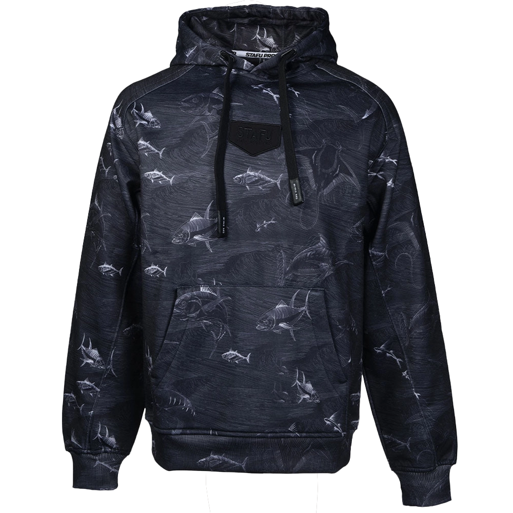STAFU: Prime Hooded Sweatshirt - FRENZY BLACK