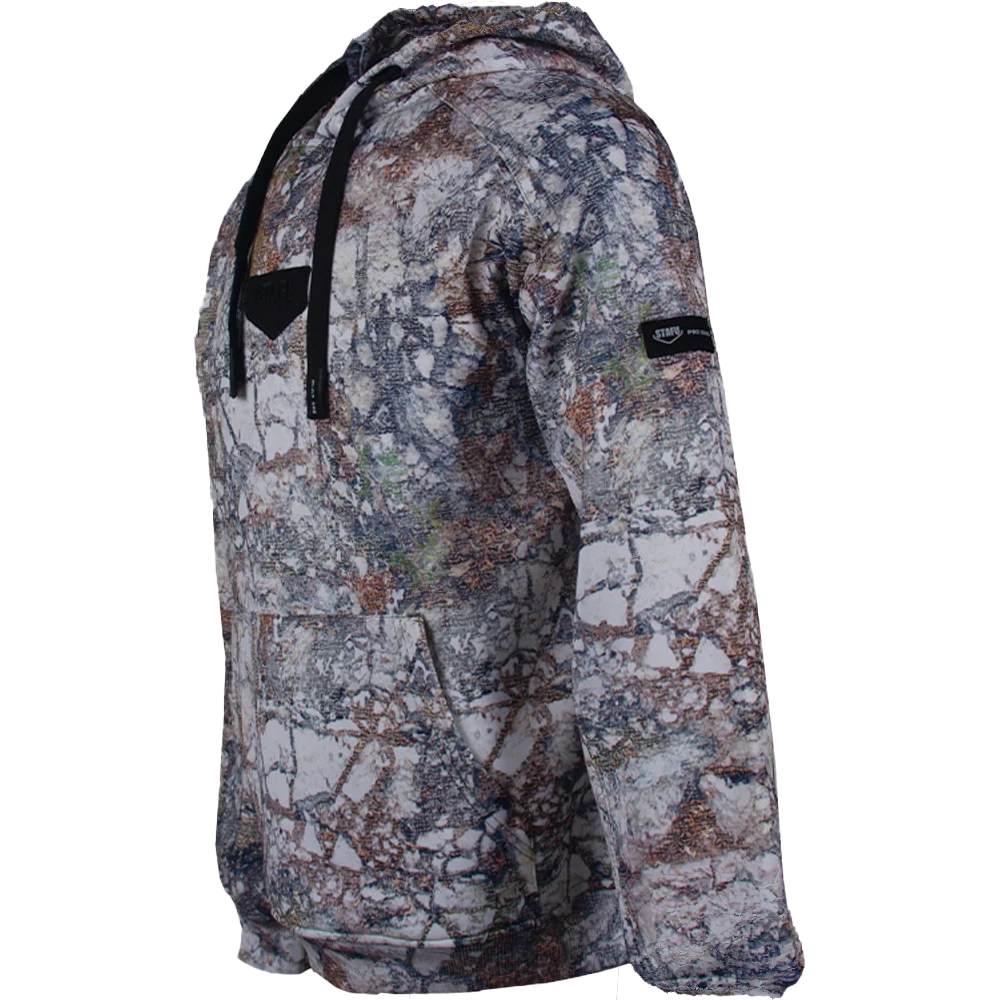 STAFU: Prime Hooded Sweatshirt - LIME STONE CAMO – Bild 3