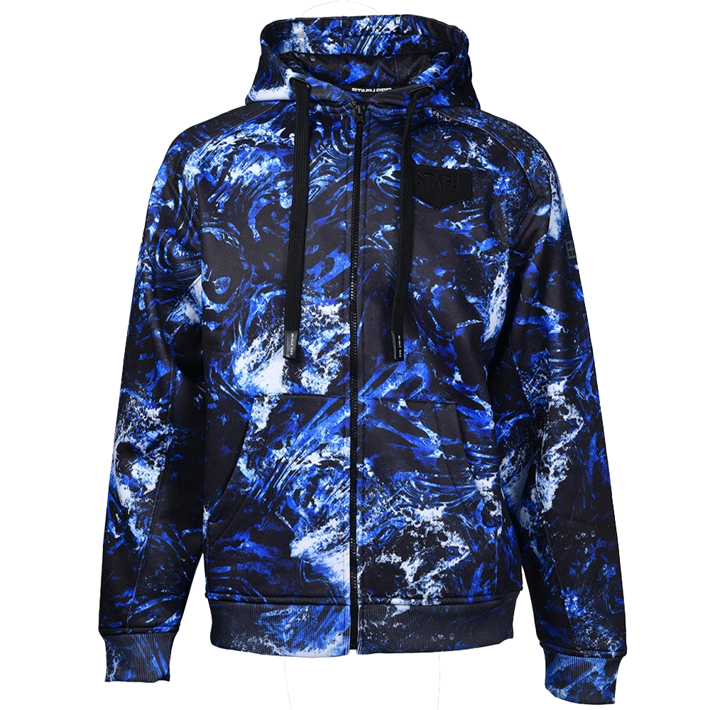 STAFU: Jedi Zippered Hooded Sweatshirt - DARK STORM