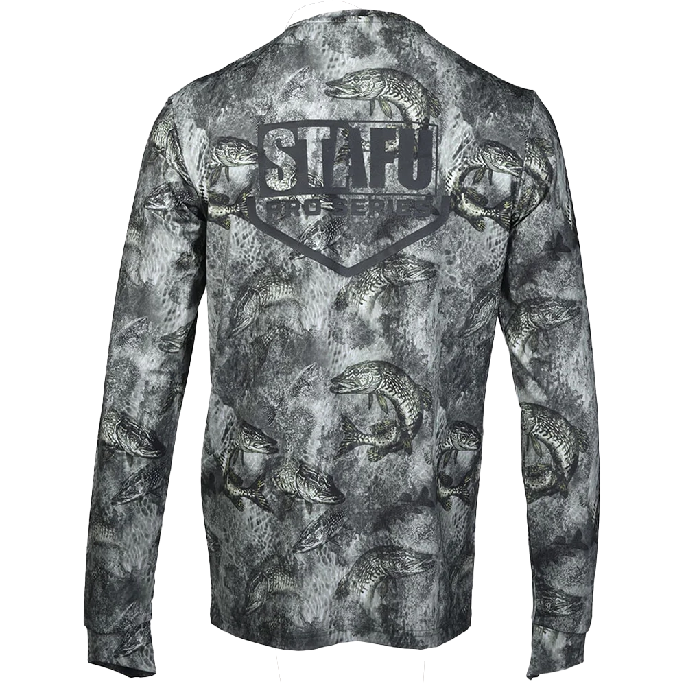 STAFU: Apex UV Long Sleeve Performance T-Shirt - PREDATORY GREEN – Bild 2