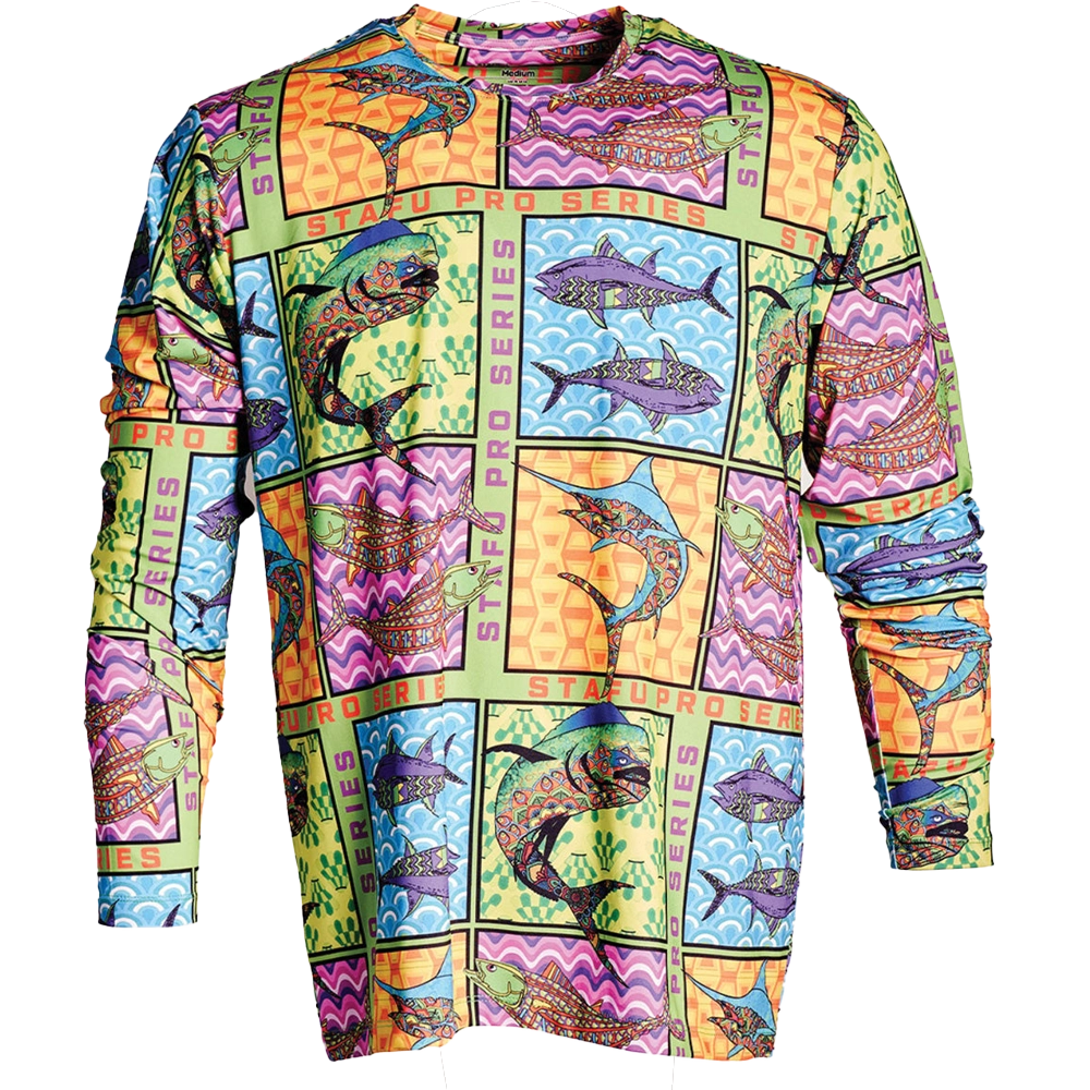 STAFU: Apex UV Long Sleeve Performance T-Shirt - FISH EYE