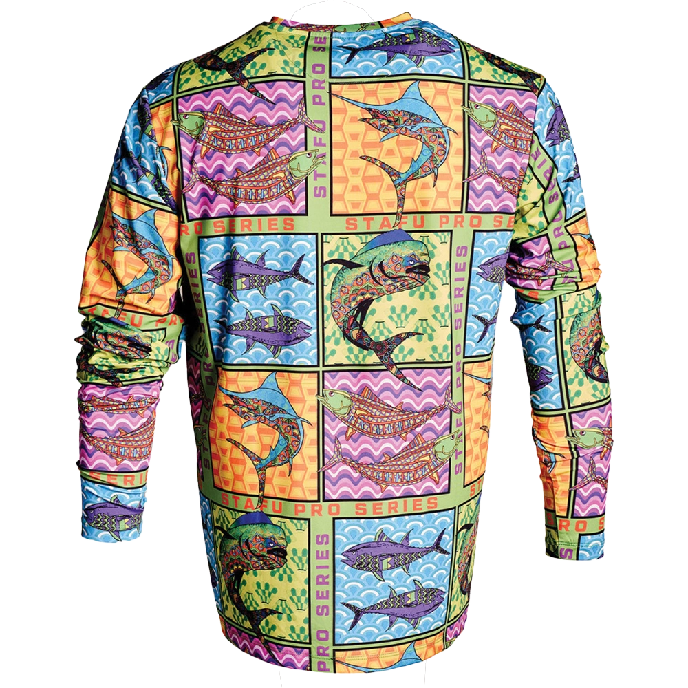 STAFU: Apex UV Long Sleeve Performance T-Shirt - FISH EYE – Bild 2