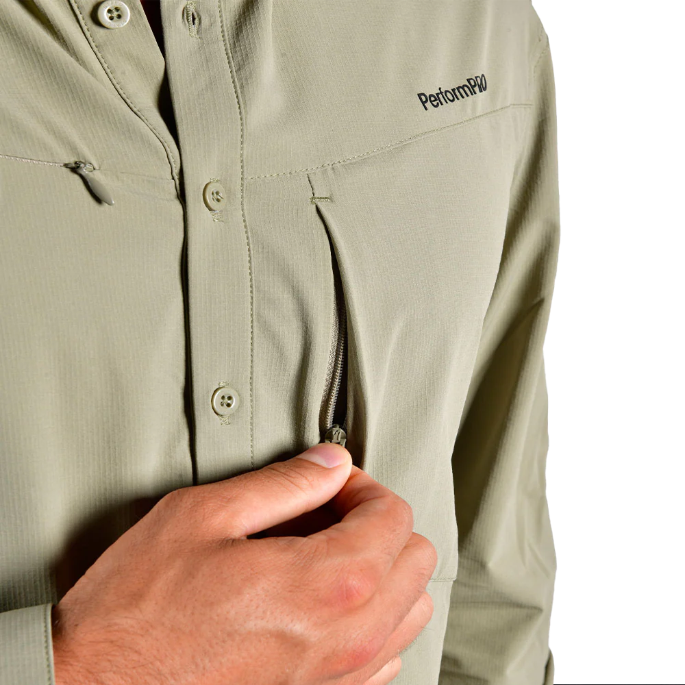 STAFU: Outlander Long Sleeve Shirt - KHAKI – Bild 4