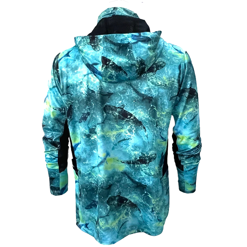 STAFU: Argonaut Masked UV Protection Long Sleeve Performance T-Shirt - SHARK LIME – Bild 2