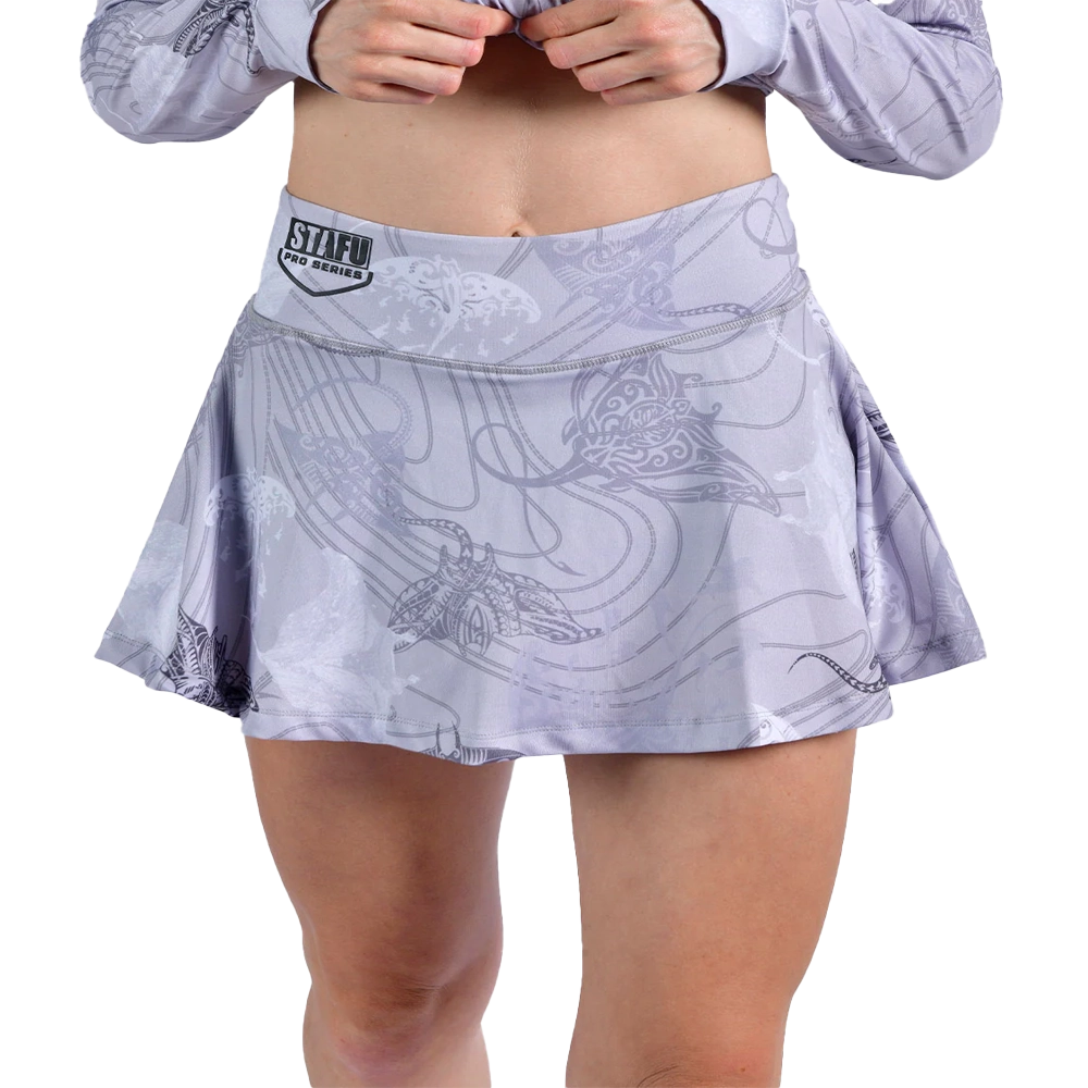 STAFU: Solana Women's Skirt Short - MANTA GREY