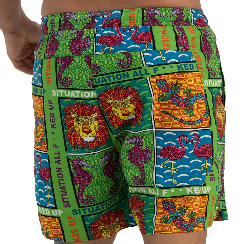 STAFU: Salty Dog Quick Dry Swim Shorts - EYE OF TIGER – Bild 2