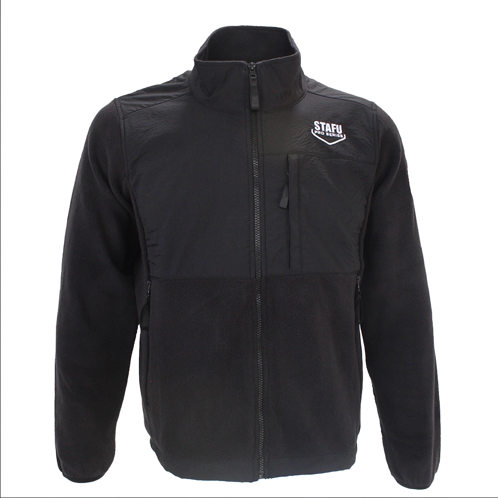 STAFU: Indus Fleece Jacket - BLACK