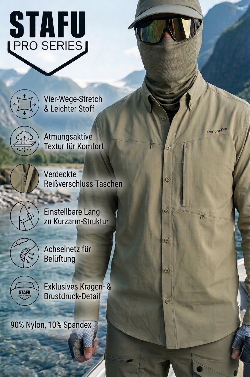 Outlander Long Sleeve Shirt - Khaki – Bild 5