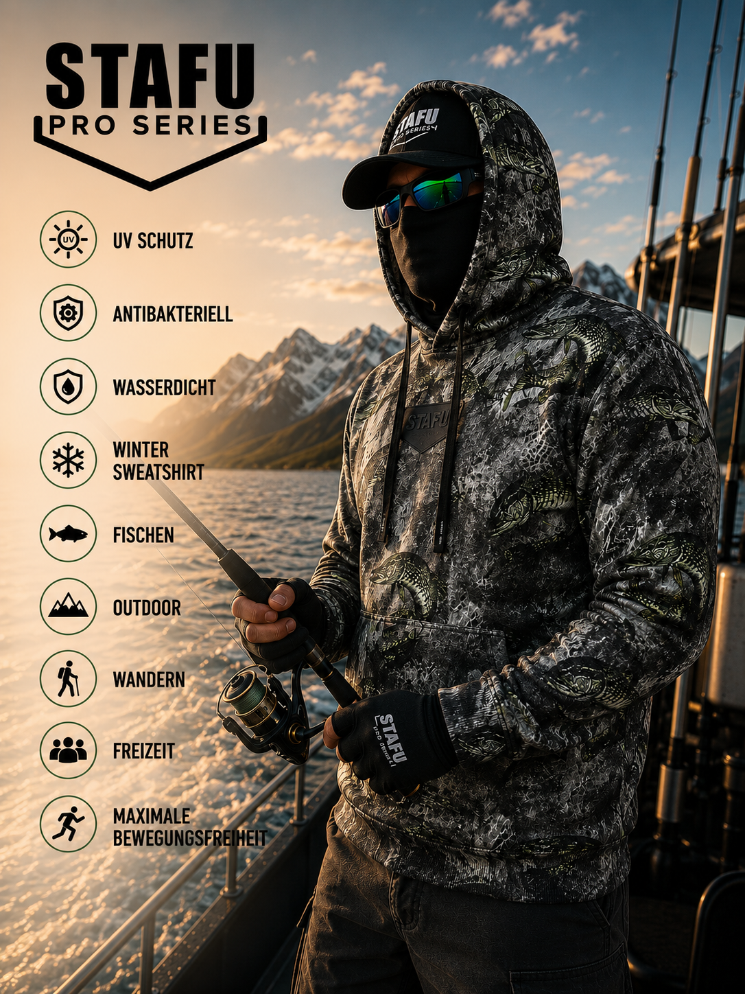 Prime Hooded Sweatshirt - Predatory Green – Bild 4
