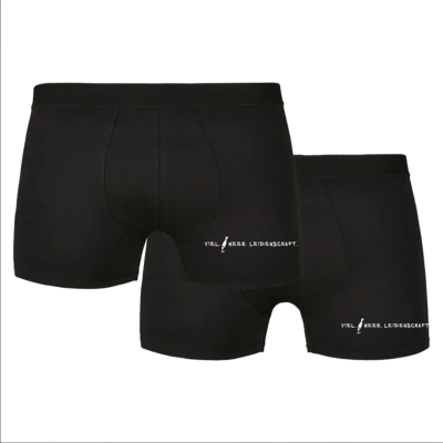 Viel.Meer.Leidenschaft. Boxershorts 2er-Pack - SCHWARZ