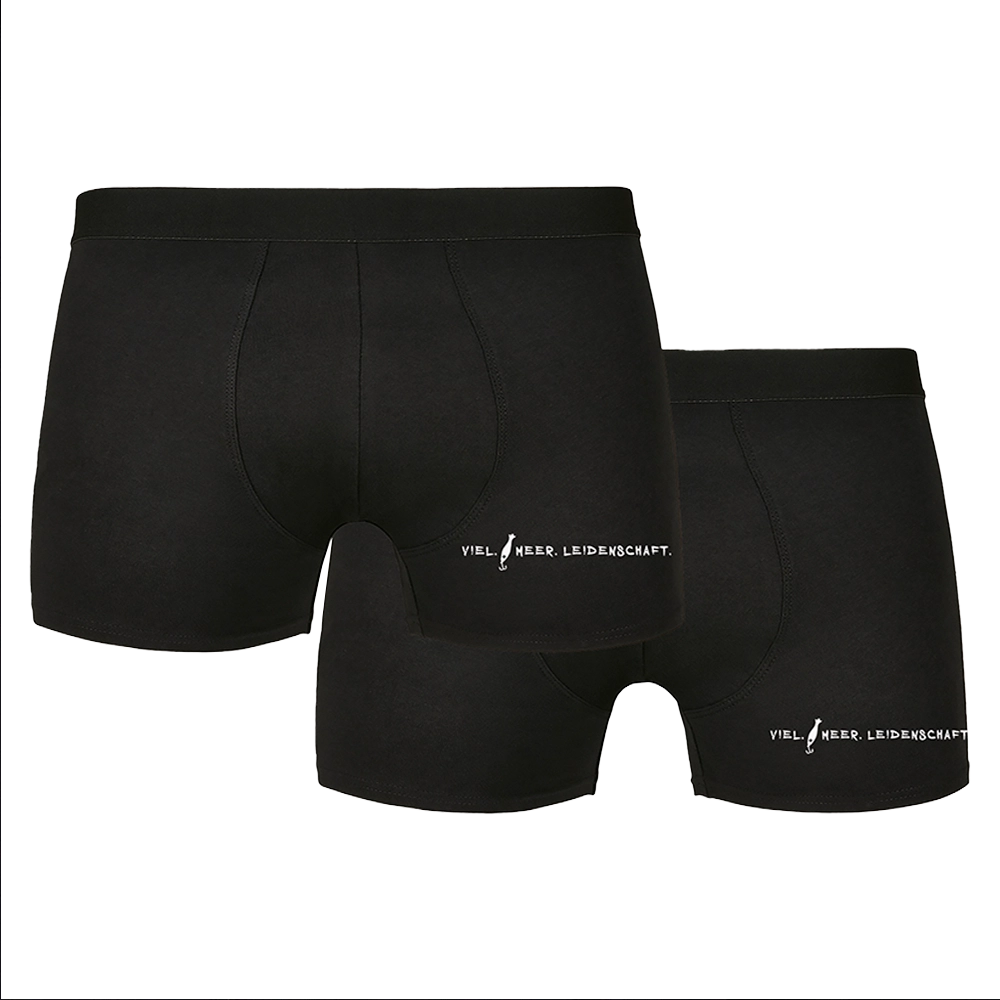 Viel.Meer.Leidenschaft. Boxershorts 2er-Pack - SCHWARZ