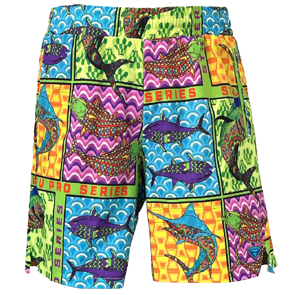STAFU: Salty Dog Quick Dry Swim Shorts - FISH EYE