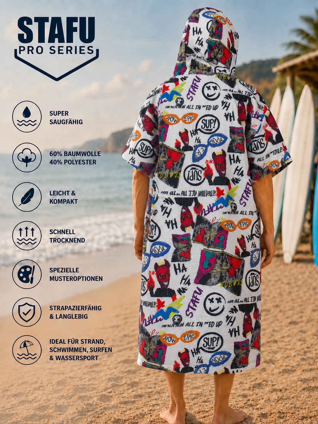 Atlas Poncho - Devil – Bild 4