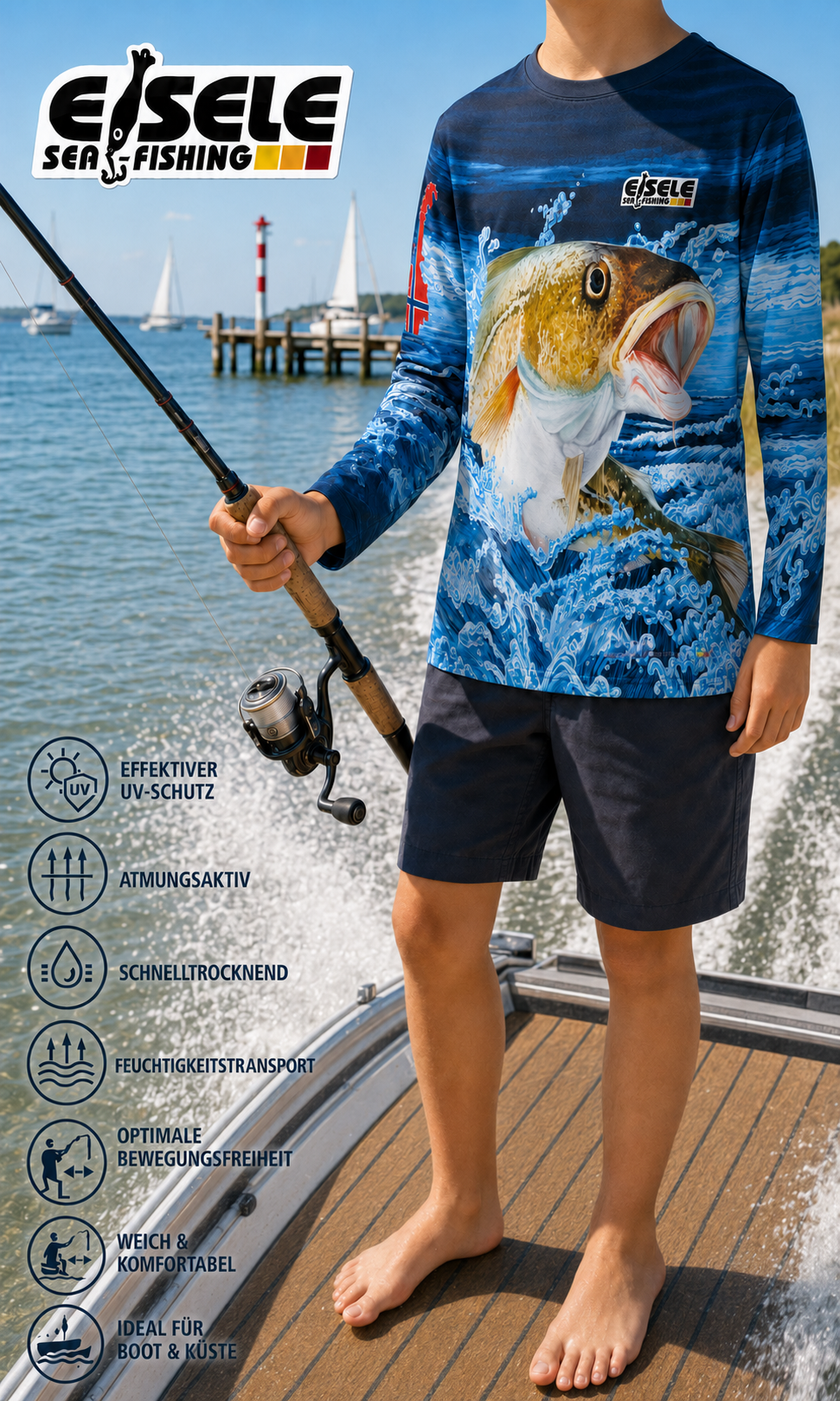 UV Longsleeve Kids - Dorsch – Bild 3