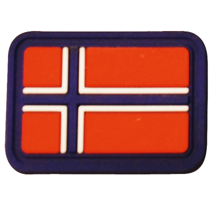 Norwegen-Fahne Patch 3x2cm