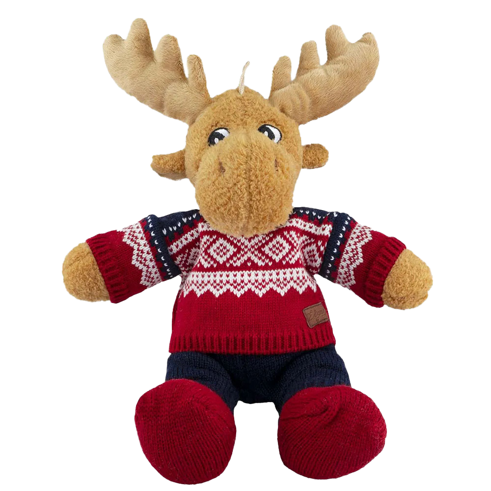 Stofftier Elch Marius 40cm - rot