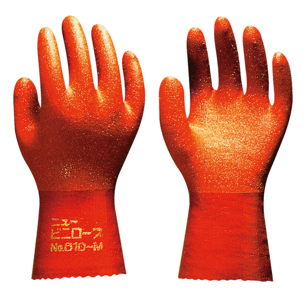 Showa Angelhandschuhe ungefüttert - orange