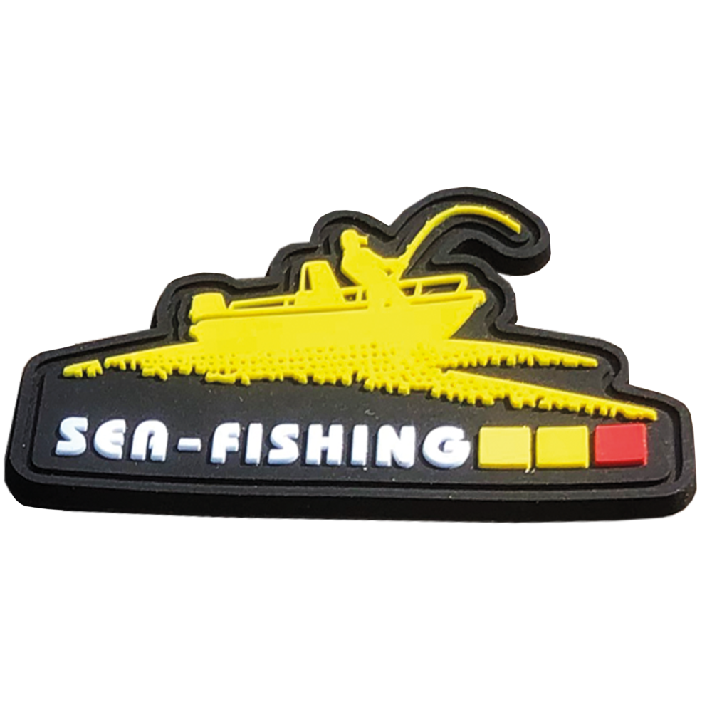 Sea-Fishing Patch 6x3,8cm
