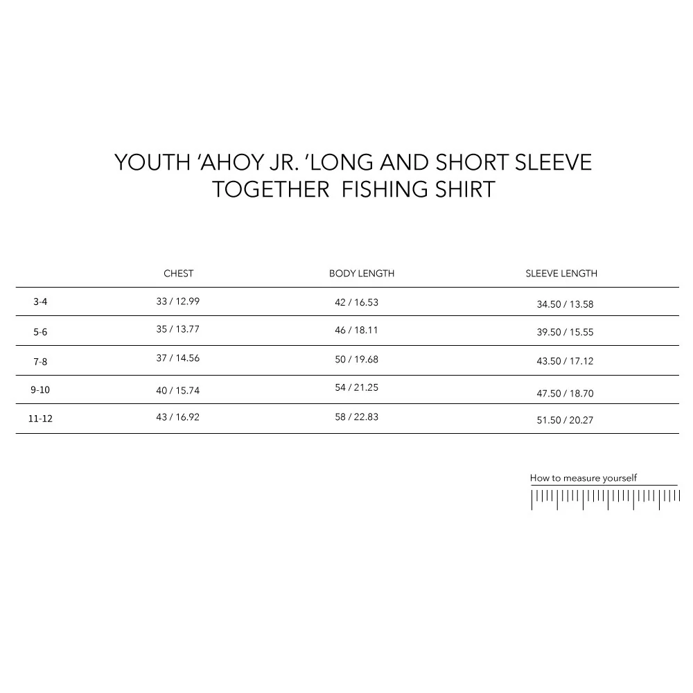 Ahoy Jr. Double-Sleeve UV-Protection T-Shirt - Signature Black – Bild 4