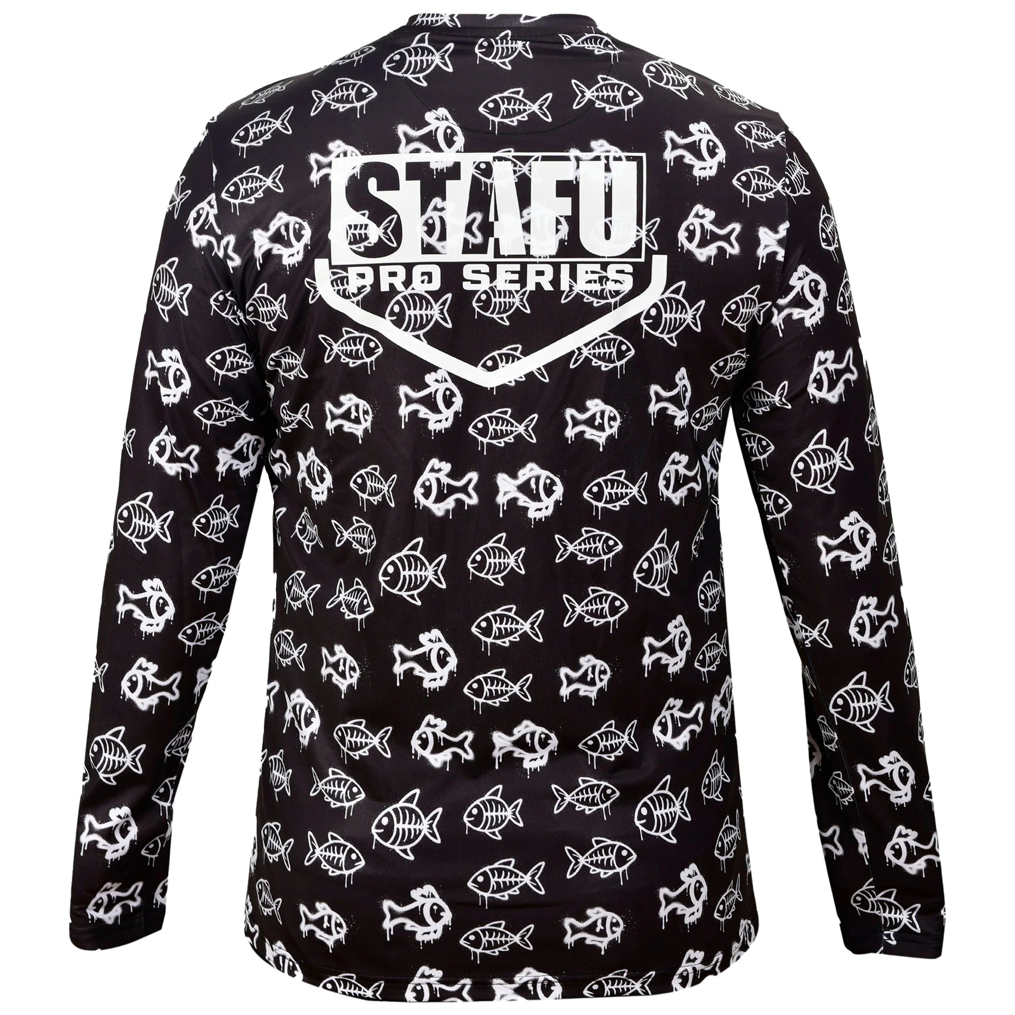 Apex UV Long Sleeve Performance T-Shirt - Kiddish Black – Bild 2