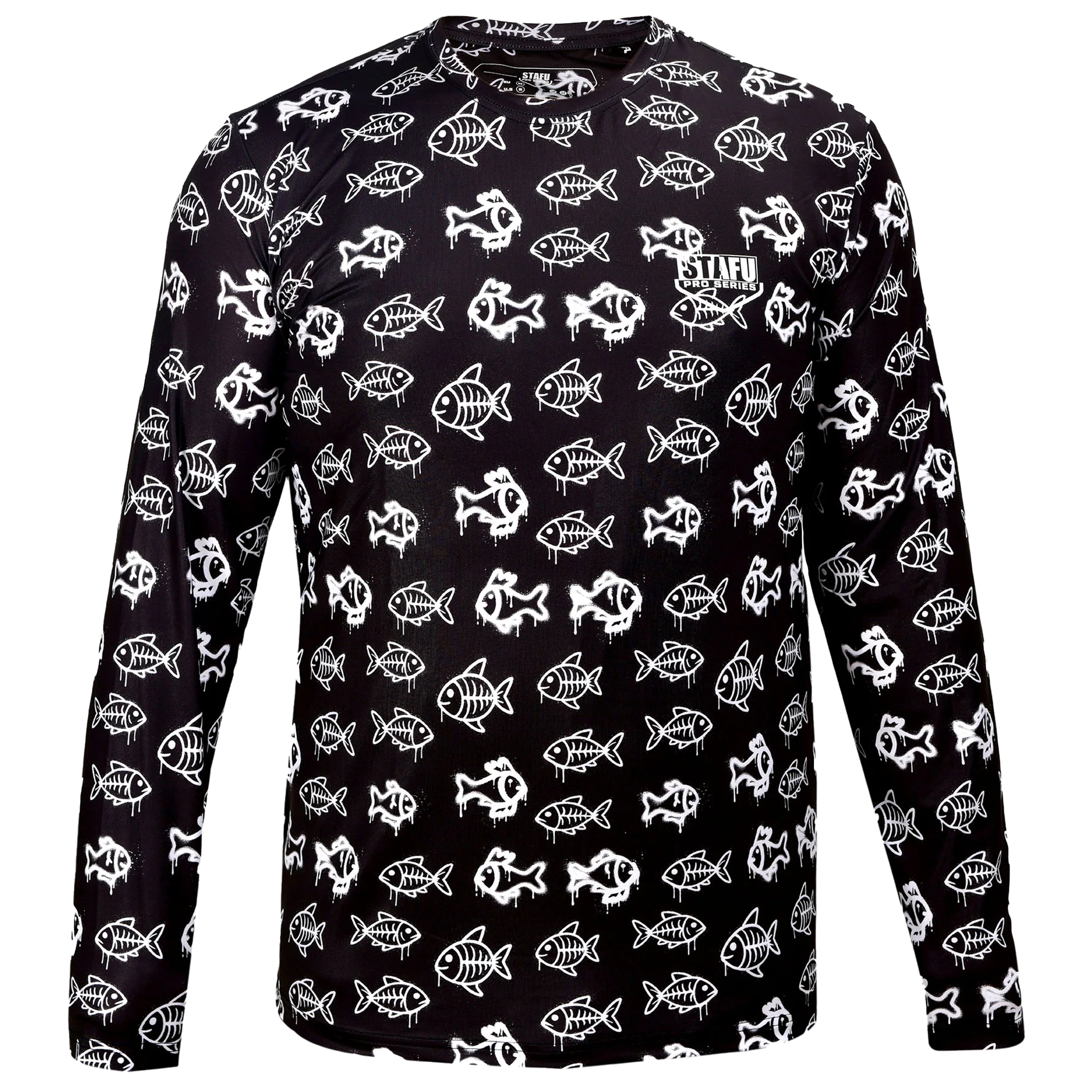 Apex UV Long Sleeve Performance T-Shirt - Kiddish Black