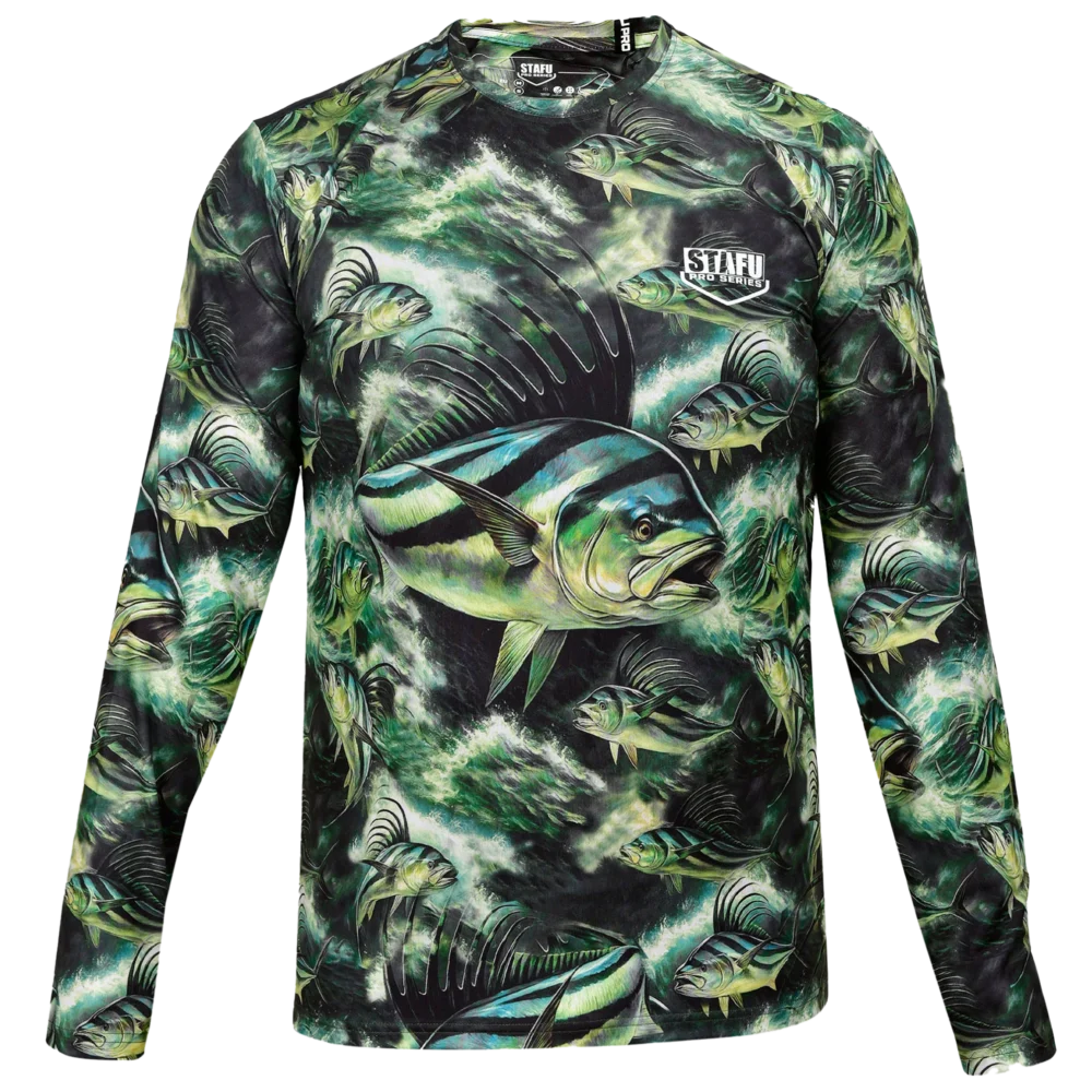 Apex UV Long Sleeve Performance T-Shirt - Rooster Green