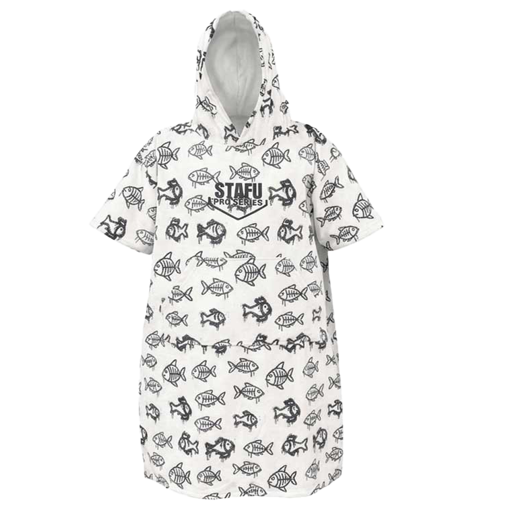 Atlas Jr. Poncho - Kiddish White