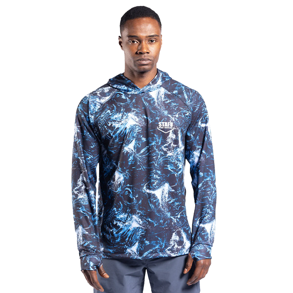 Tasman Hooded Performance T-Shirt - Dark Storm