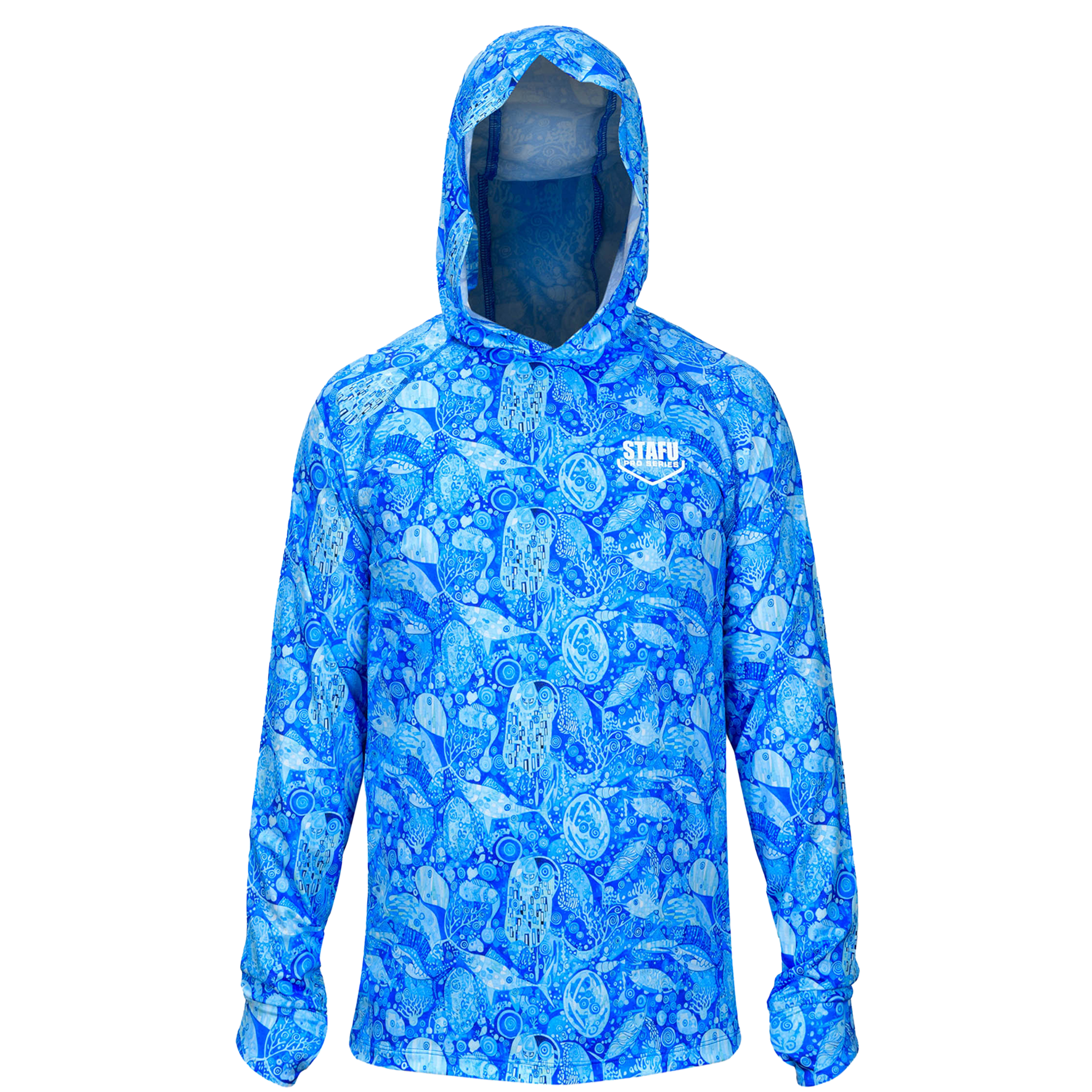 Tasman Hooded Performance T-Shirt - The Kiss Blue – Bild 3