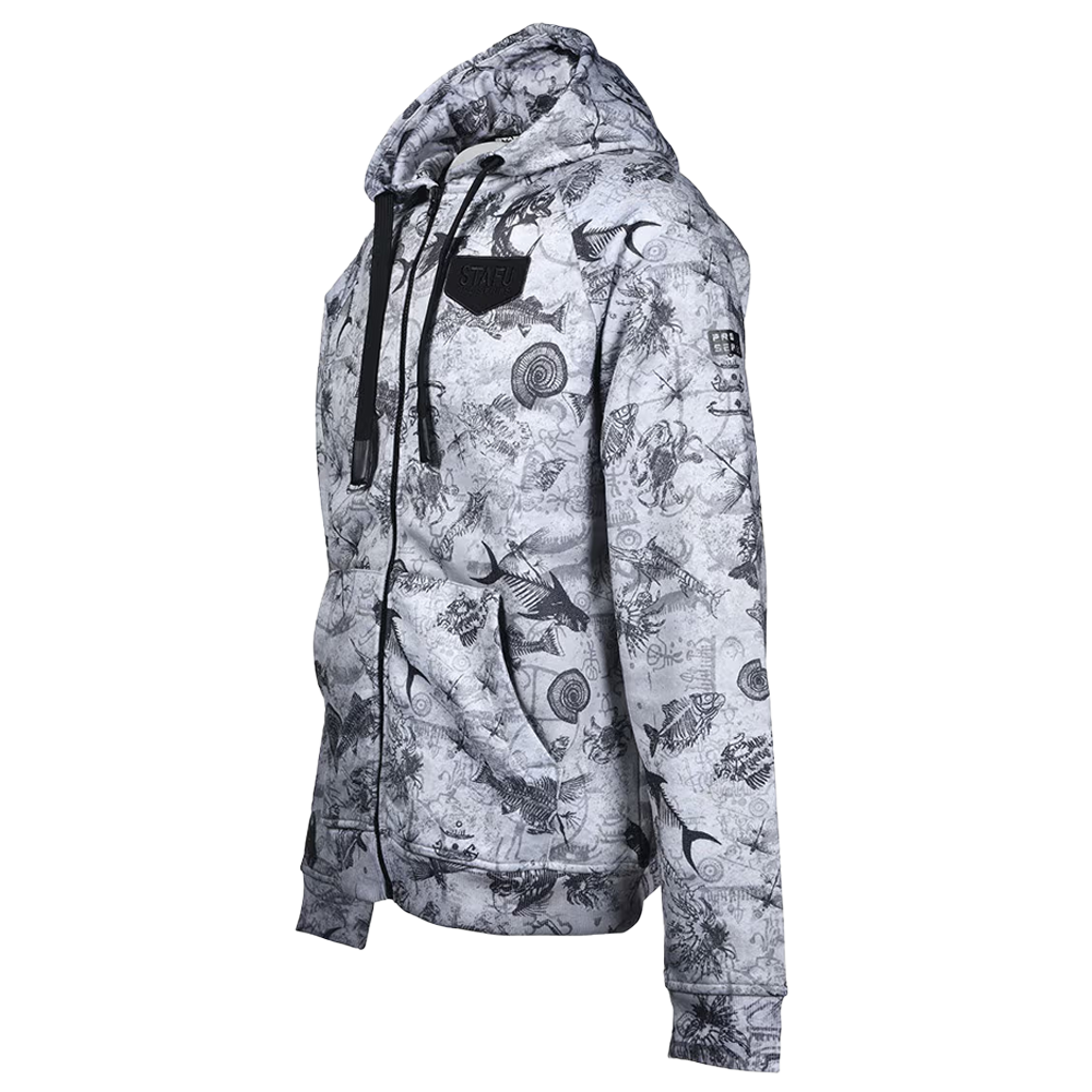 Jedi Zippered Hooded Sweatshirt - Paleo Grey – Bild 3